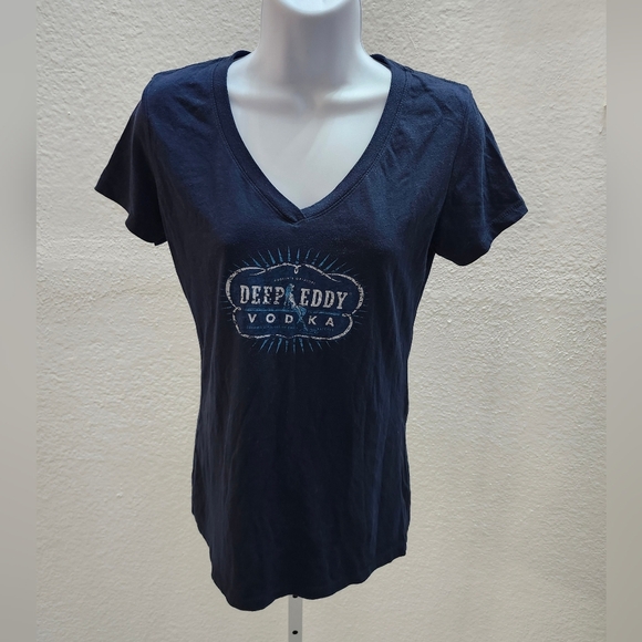 Tops - Women's Black V-Neck T-Shirt
